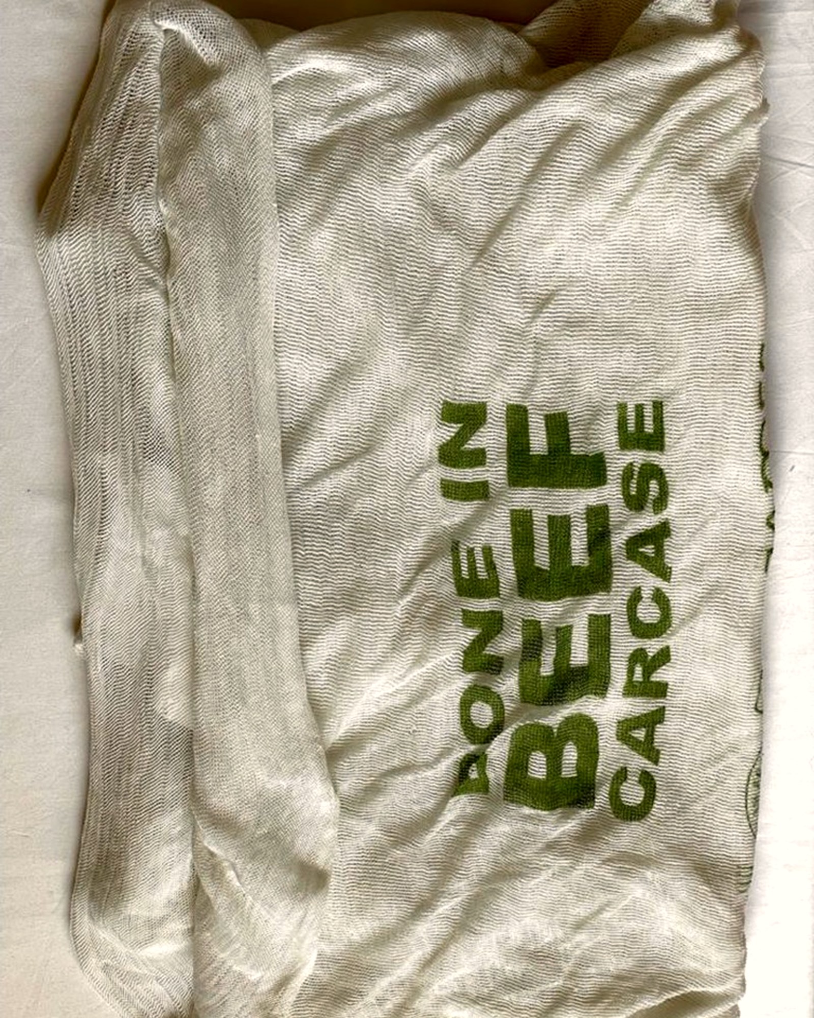 Bone-in beef carcase printed bag